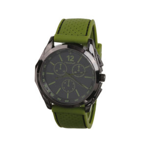 Montre homme analogique verte