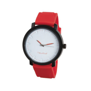 Montre analogique rouge