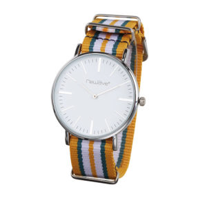 Montre analogique Jaune