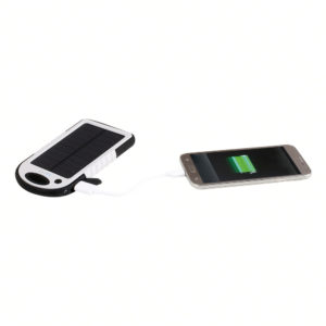 Batterie de secours solaire blanche
