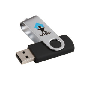 clè USB plastique noir