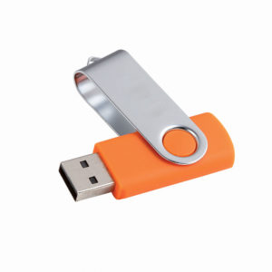 clè USB plastique orange