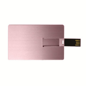 Clè USB carte de crèdit or rose