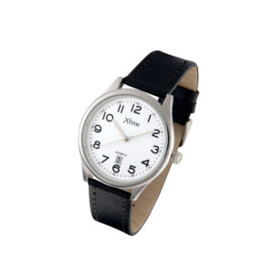 Montre homme cuir noir dateur