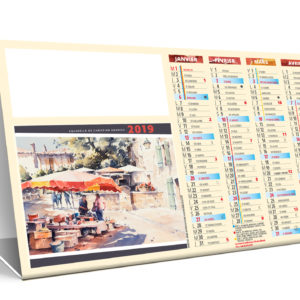 CHEVALET DE COMPTOIR AQUARELLES 2019