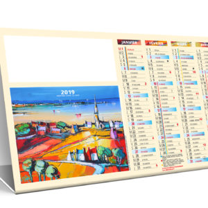 CHEVALET DE COMPTOIR COULEURS DE MER 2019