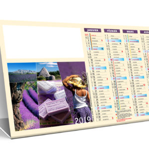 CHEVALET DE COMPTOIR COULEURS PROVENCE 2019