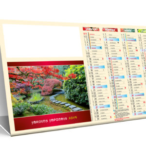 CHEVALET DE COMPTOIR JARDINS JAPONAIS 2019