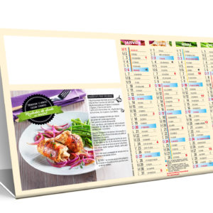 CHEVALET DE COMPTOIR MES PETITES RECETTES 2019