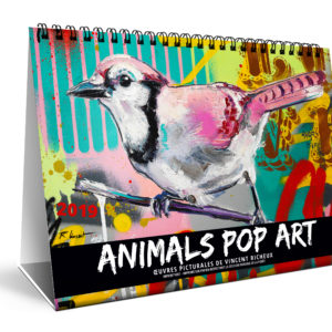 CHEVALET STANDARD ANIMALS POP ART 2019
