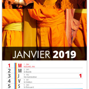 LANGUETTE COULEURS VOYAGE 2019