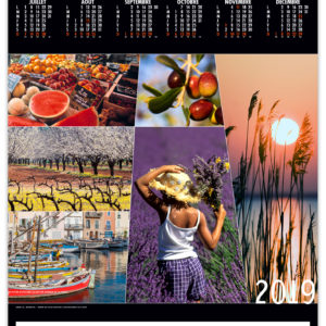 POSTER COULEURS PROVENCE 2019