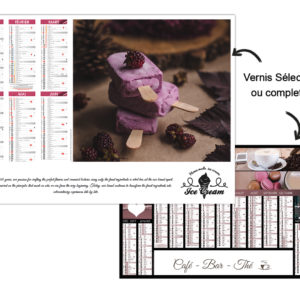 CALENDRIERS BANCAIRES VERNIS CRÉATION 2019
