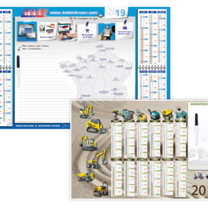 CALENDRIERS EFFAÇABLES CRÉATION 2019