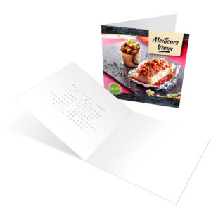 CARTE DE VOEUX MES PETITES RECETTES 2019