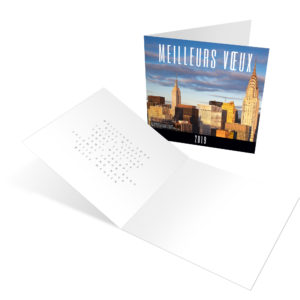CARTE DE VOEUX VERTIGINEUX 2019