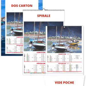BLOC ILLUSTRÉ 6 FEUILLETS DANIELLE 2019