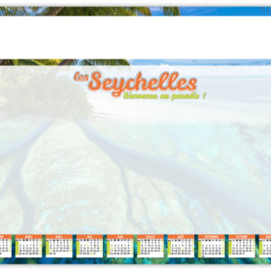 SOUS-MAIN ILLUSTRÉ SEYCHELLES 2019