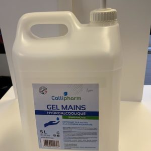 BIDON GEL HYDROALCOOLIQUE CALLIPHARM   5 LITRES