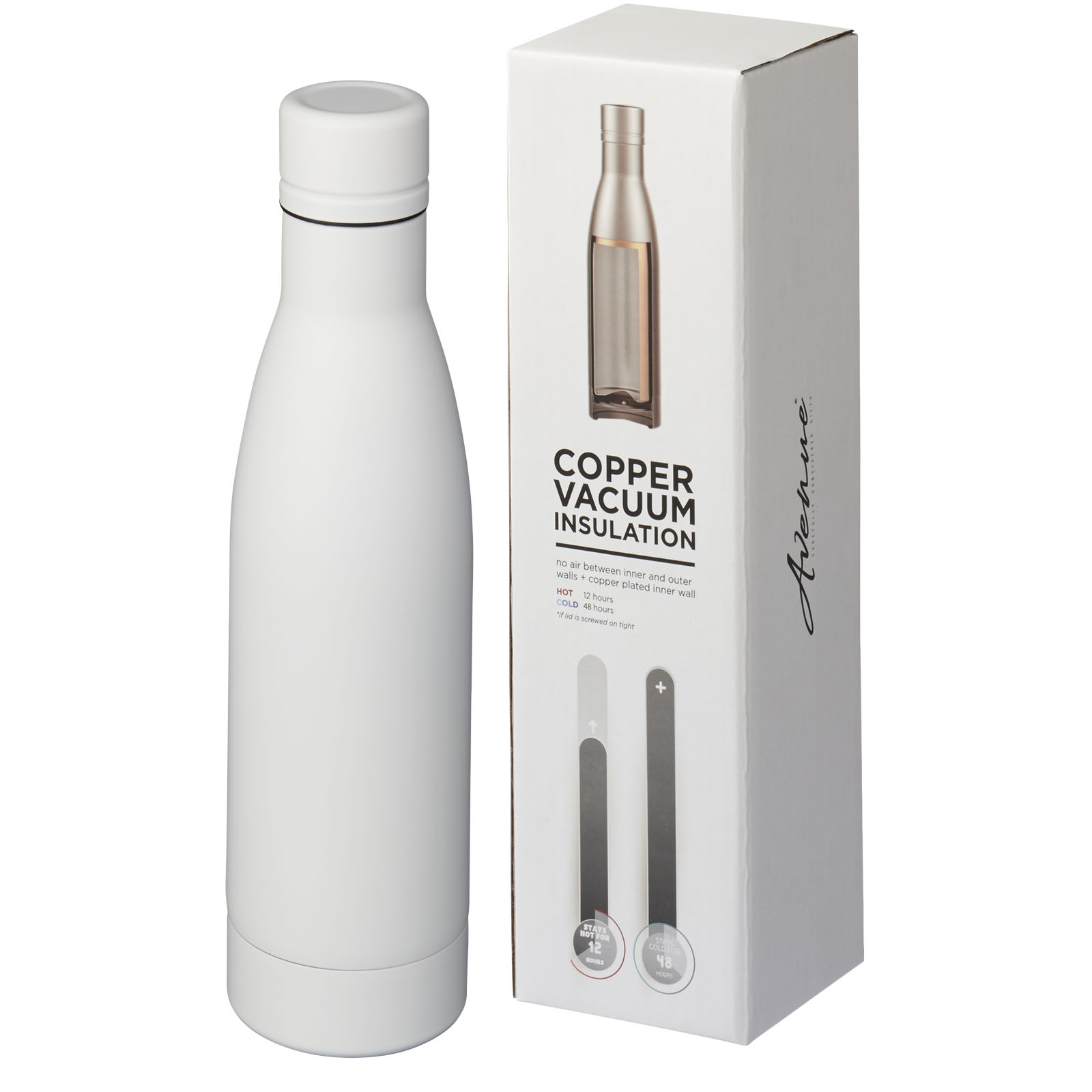 Bouteille isotherme Vasa sous vide avec couche de cuivre de 500 ml Bouteille isotherme Vasa sous vide avec couche de cuivre de 500 ml – vue 3