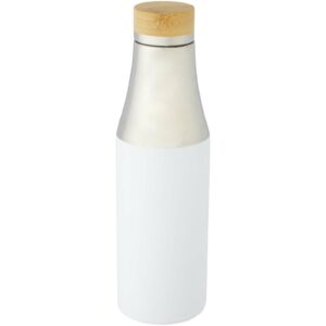 Bouteille Hulan de 540 ml en acier inoxydable avec cuivre et isolation par le vide avec couvercle en bambou