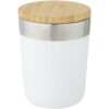 Gobelet Lagan de 330 ml en acier inoxydable avec isolation par le vide et couche de cuivre, avec couvercle en bambou