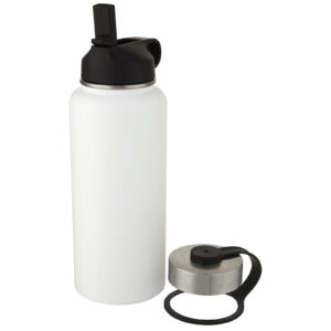 Bouteille de sport isotherme Supra 1 l avec couche de cuivre et 2 couvercles – vue 2