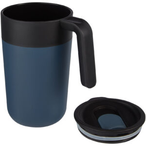 Tasse Nordia de 400 ml recyclée à double paroi – vue 2