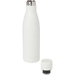 Bouteille isotherme Vasa en acier inoxydable recyclé certifié RCS de 500 ml avec isolation par le vide et couche de cuivre – vue 2