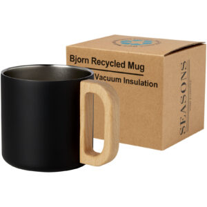 Tasse Bjorn de 360 ml en acier inoxydable recyclé certifiée RCS avec isolation sous vide et couche de cuivre – vue 4