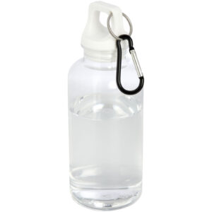 Bouteille d&rsquo;eau Oregon de 400 ml en plastique recyclé avec mousqueton