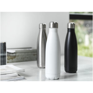 Bouteille isotherme sous vide Cove de 500 ml en cuivre et acier inoxydable recyclé certifié RCS – vue 2