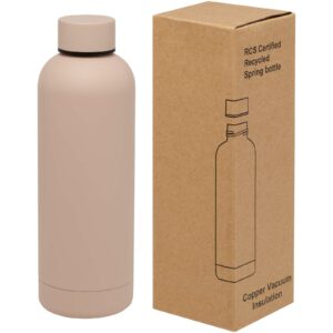 Bouteille isotherme avec isolation par le vide Spring 500 ml en cuivre inoxydable recyclé certifié RCS – vue 3
