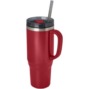 Mug isotherme Melbourne 1200 ml certifié RCS avec paille – vue 3