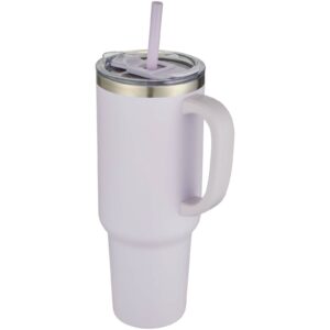 Mug Sydney 1200 ml double paroi certifié RCS avec isolation par le vide et couche de cuivre avec paille – vue 4