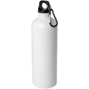 Bouteille d&rsquo;eau Oregon de 750 ml simple paroi en acier recyclé certifié RCS avec mousqueton