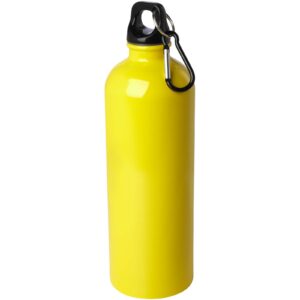 Bouteille d’eau Oregon de 750 ml simple paroi en acier recyclé certifié RCS avec mousqueton – vue 3