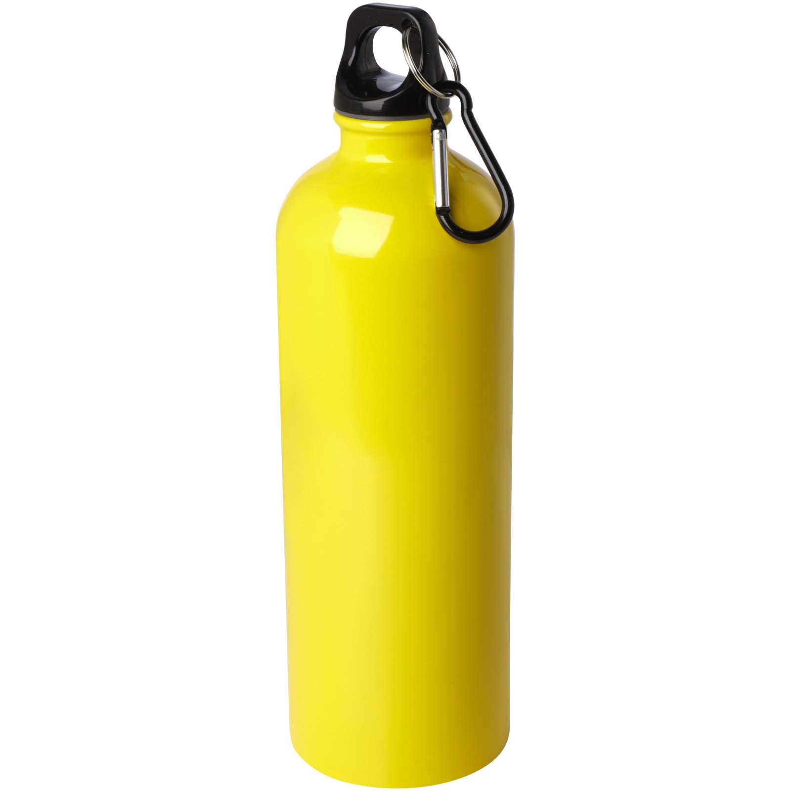 Bouteille d’eau Oregon de 750 ml simple paroi en acier recyclé certifié RCS avec mousqueton Bouteille d’eau Oregon de 750 ml simple paroi en acier recyclé certifié RCS avec mousqueton – vue 3