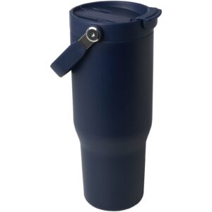 Gobelet avec isolation sous vide Bronx en cuivre et acier inoxydable recyclé certifié RCS Bronx de 900 ml avec couvercle à do – vue 4