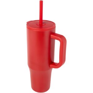 Gobelet isotherme Brady 900 ml certifié RCS avec paille en silicone – vue 3