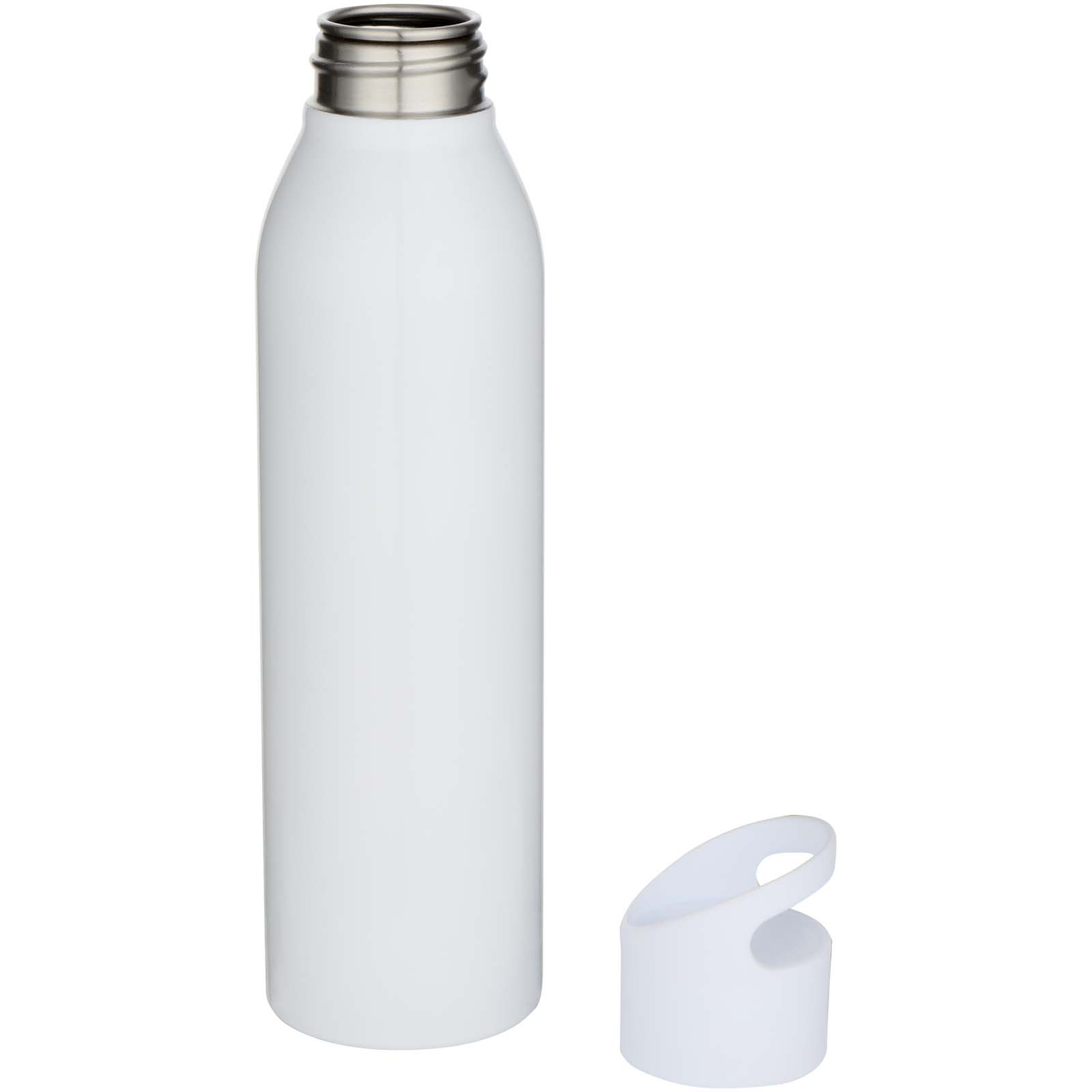 Bouteille d’eau Sky de 650 ml en acier inoxydable recyclé certifié RCS à simple paroi Bouteille d’eau Sky de 650 ml en acier inoxydable recyclé certifié RCS à simple paroi – vue 2