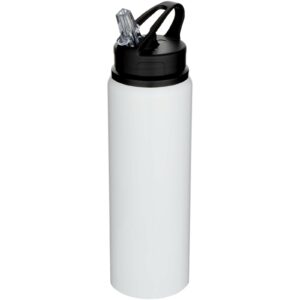 Bouteille d’eau Fitz de 800 ml en acier inoxydable recyclé certifié RCS à simple paroi