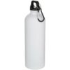 Bouteille d’eau Oregon de 750 ml en acier inoxydable à simple paroi certifiée RCS, recyclé mat avec mousqueton