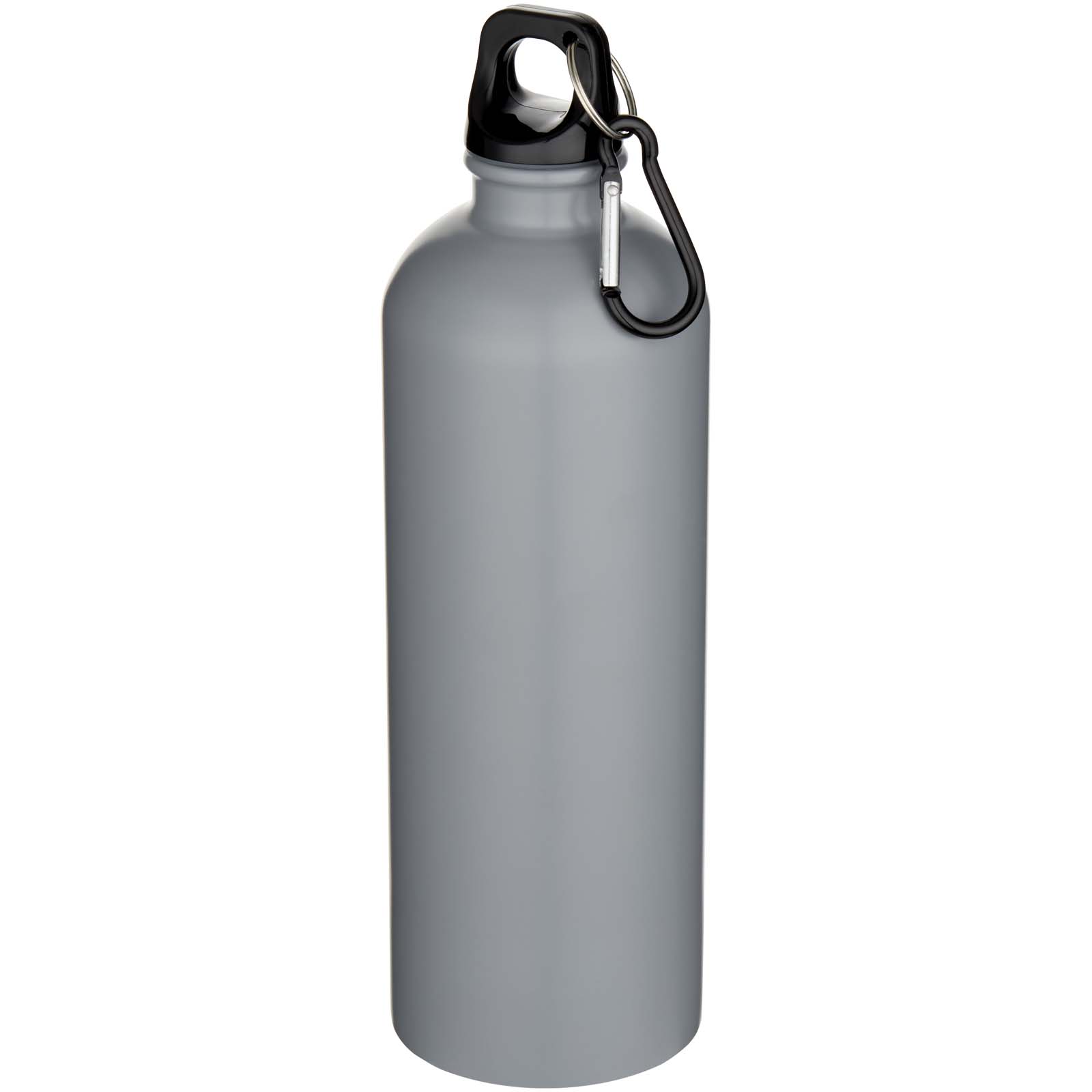 Bouteille d’eau Oregon de 750 ml en acier inoxydable à simple paroi certifiée RCS, recyclé mat avec mousqueton Bouteille d’eau Oregon de 750 ml en acier inoxydable à simple paroi certifiée RCS, recyclé mat avec mousqueton – vue 4