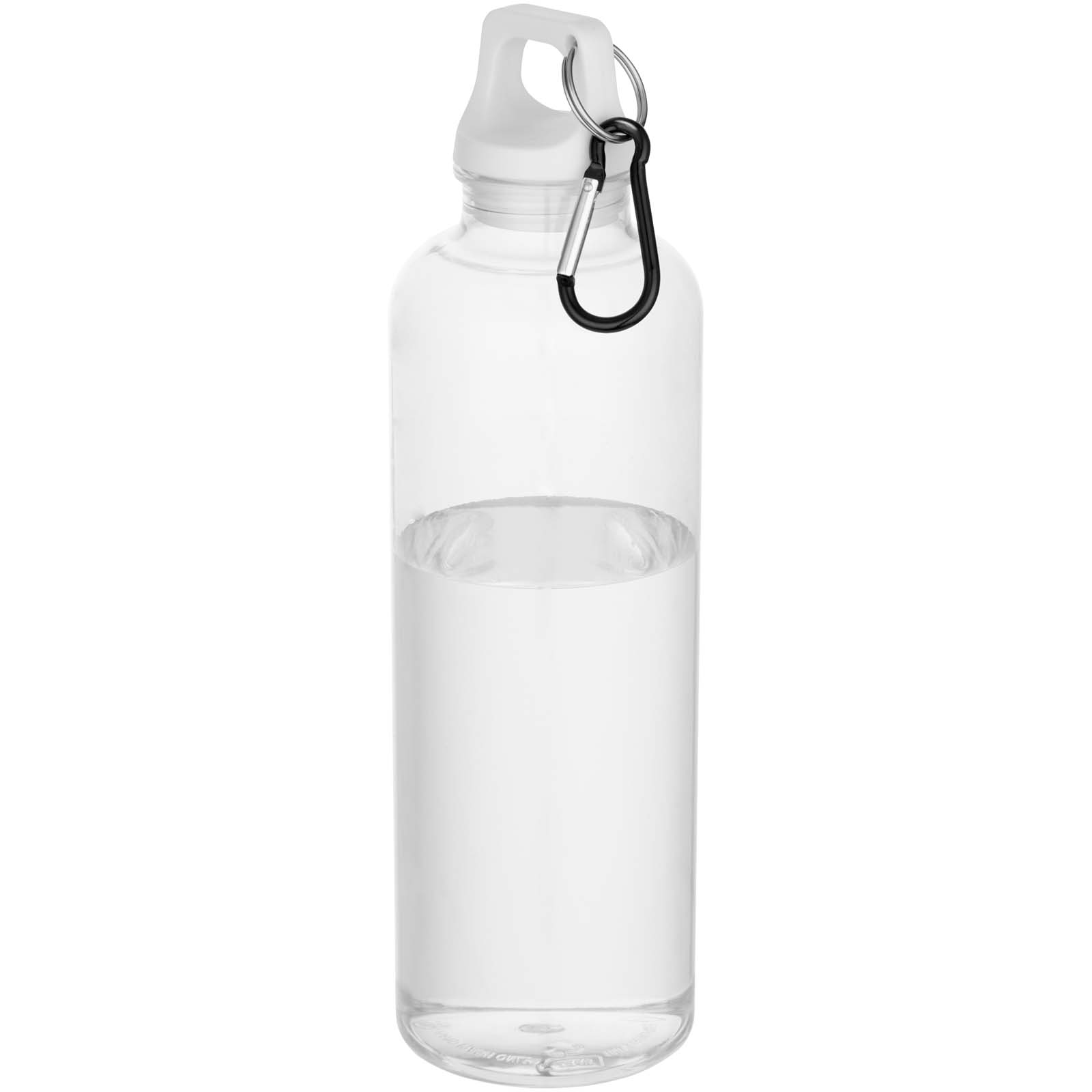 Bouteille d’eau Oregon de 750 ml en plastique recyclé certifié RCS avec mousqueton Bouteille d’eau Oregon de 750 ml en plastique recyclé certifié RCS avec mousqueton