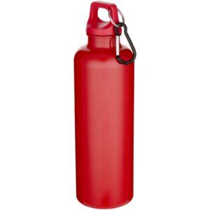 Bouteille d’eau Oregon de 750 ml en plastique recyclé uni certifié RCS avec mousqueton – vue 2