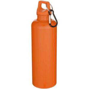 Bouteille d’eau Oregon de 750 ml en plastique recyclé uni certifié RCS avec mousqueton – vue 3