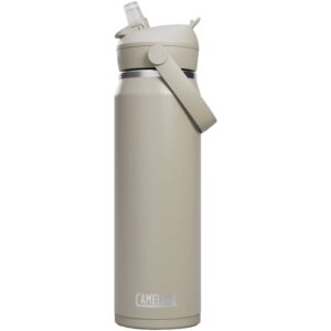 Bouteille d’eau en acier inoxydable de 740 ml avec paille à clapet Camelbak® Thrive Flip VSS – vue 2