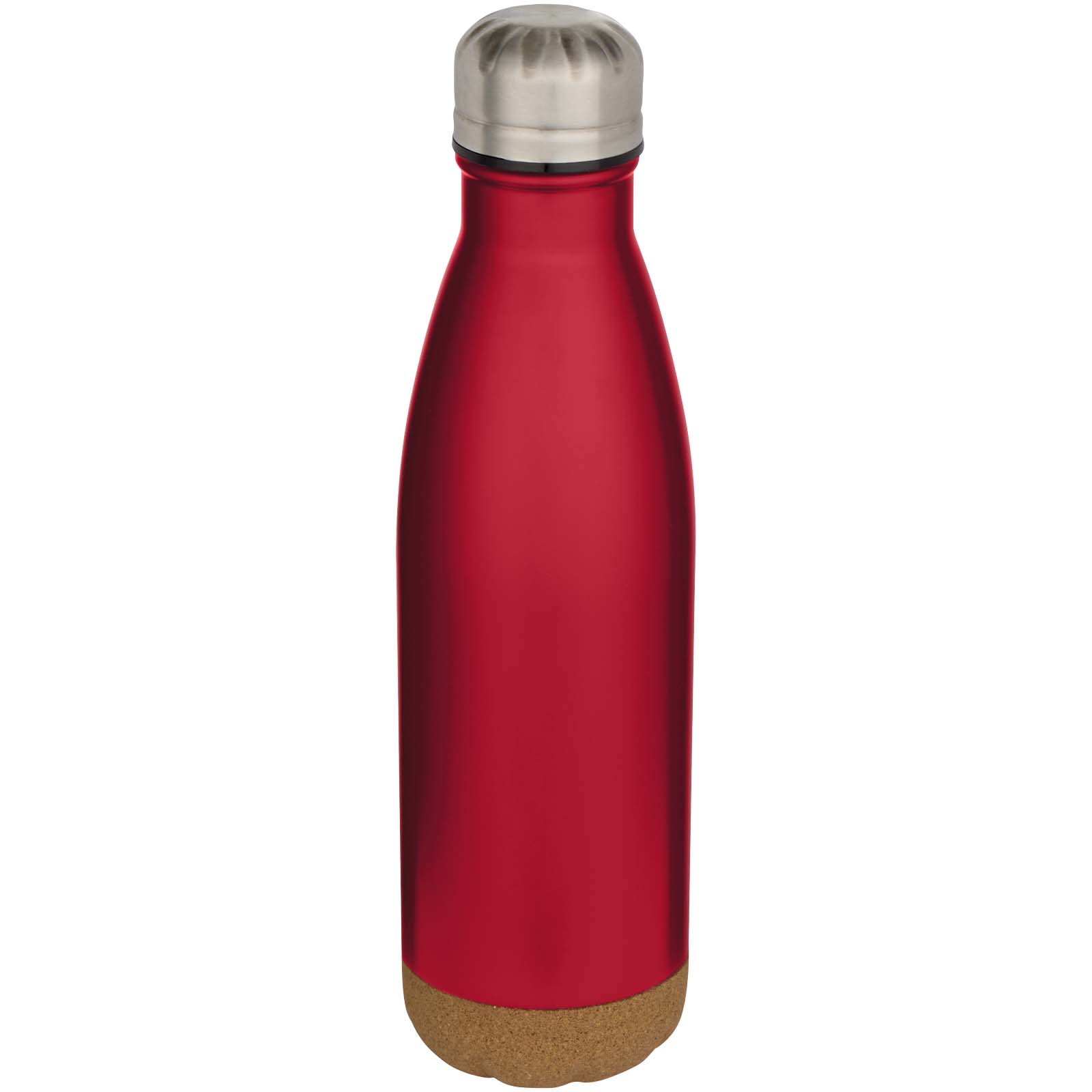 Bouteille d’eau Cove de 500 ml en acier inoxydable isolée sous vide et à double paroi avec détails en liège Bouteille d’eau Cove de 500 ml en acier inoxydable isolée sous vide et à double paroi avec détails en liège – vue 3
