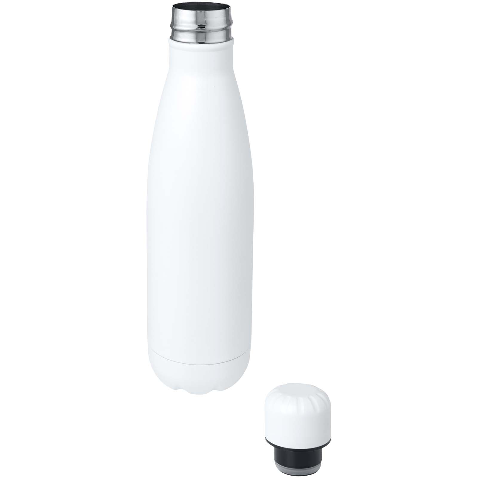 Bouteille d’eau Cove de 750 ml en acier inoxydable recyclé certifié RCS à simple paroi Bouteille d’eau Cove de 750 ml en acier inoxydable recyclé certifié RCS à simple paroi – vue 2